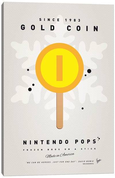 Nintendo Ice Pop V Canvas Art Print - Ice Cream & Popsicle Art