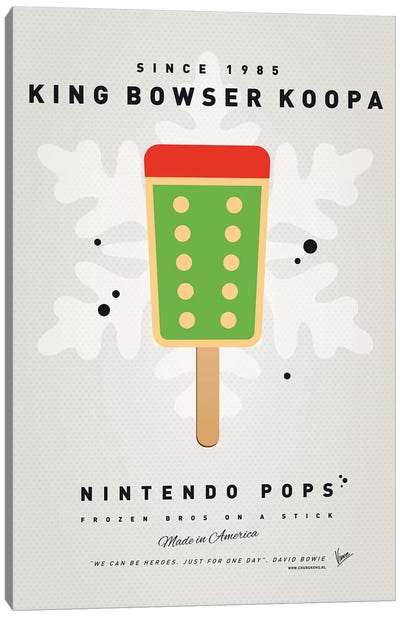 Nintendo Ice Pop VI Canvas Art Print - Video Game Art