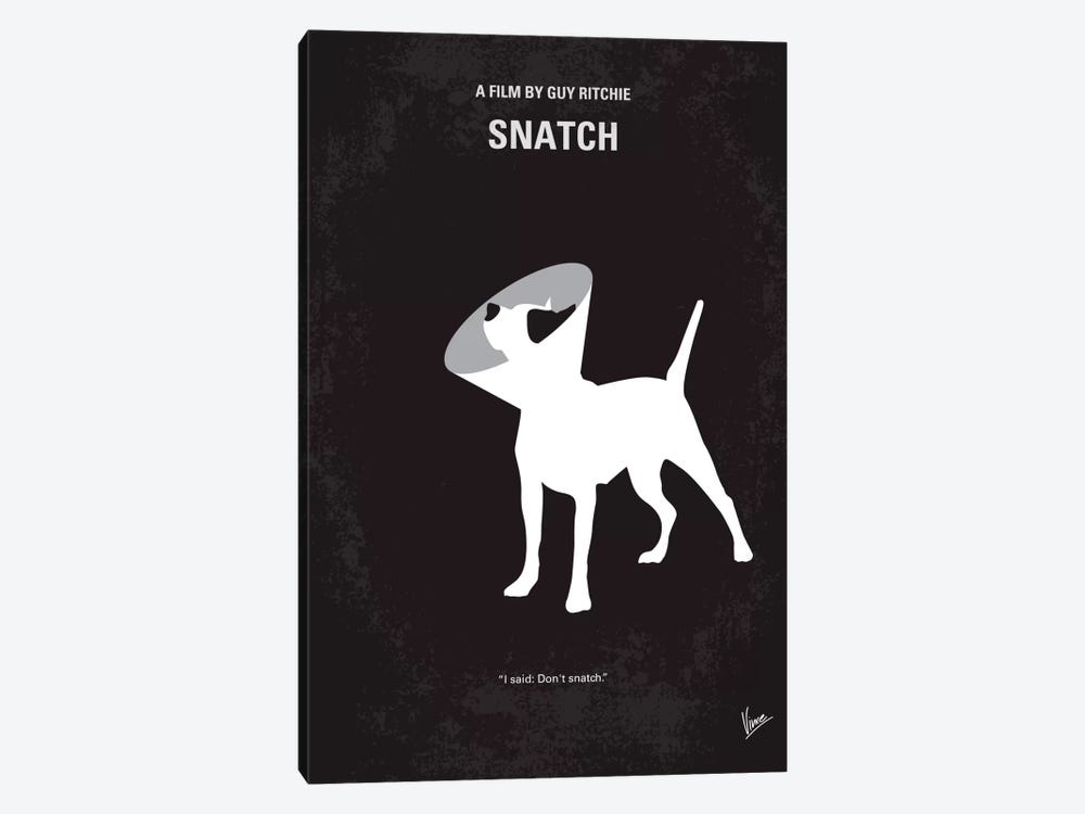 Snatch Minimal Movie Poster by Chungkong 1-piece Canvas Artwork