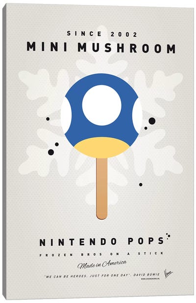 Nintendo Ice Pop IX Canvas Art Print - Ice Cream & Popsicle Art