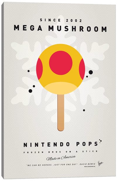 Nintendo Ice Pop X Canvas Art Print - Ice Cream & Popsicle Art