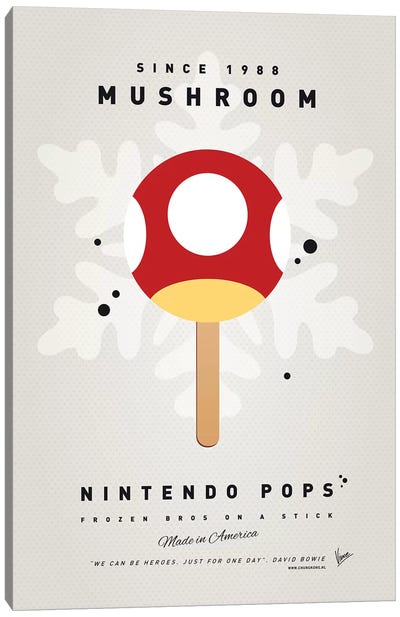 Nintendo Ice Pop XI Canvas Art Print - Super Mario Bros