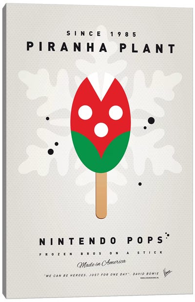 Nintendo Ice Pop XII Canvas Art Print - Video Game Art