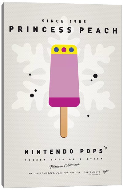 Nintendo Ice Pop XIII Canvas Art Print - Ice Cream & Popsicle Art