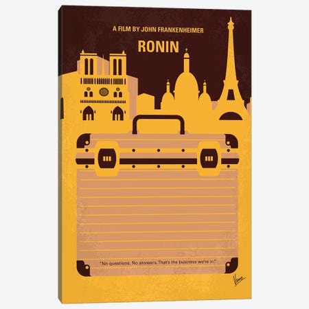 Ronin Minimal Movie Poster Canvas Print #CKG992} by Chungkong Canvas Print