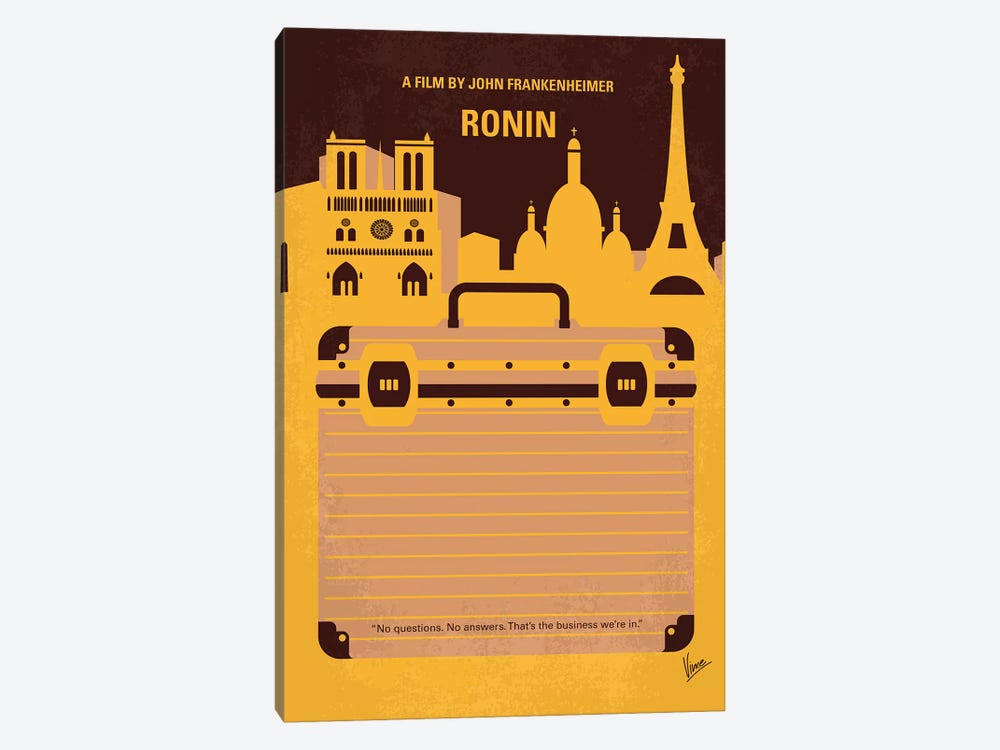 Ronin Minimal Movie Poster by Chungkong 1-piece Canvas Artwork