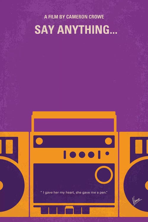 Say Anything Minimal Movie Poster