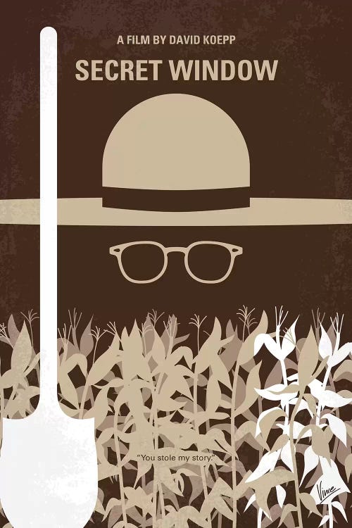 Secret Window Minimal Movie Poster