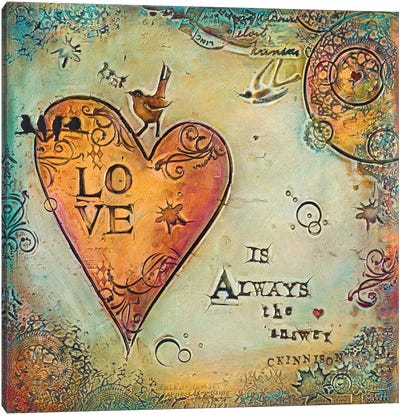 Love is Always The Answer II Canvas Art Print