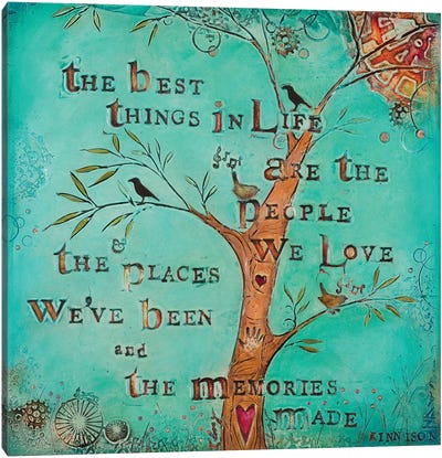 The Best Things in Life Canvas Art Print - Art that Moves You