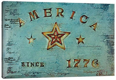 America 1776 Canvas Art Print