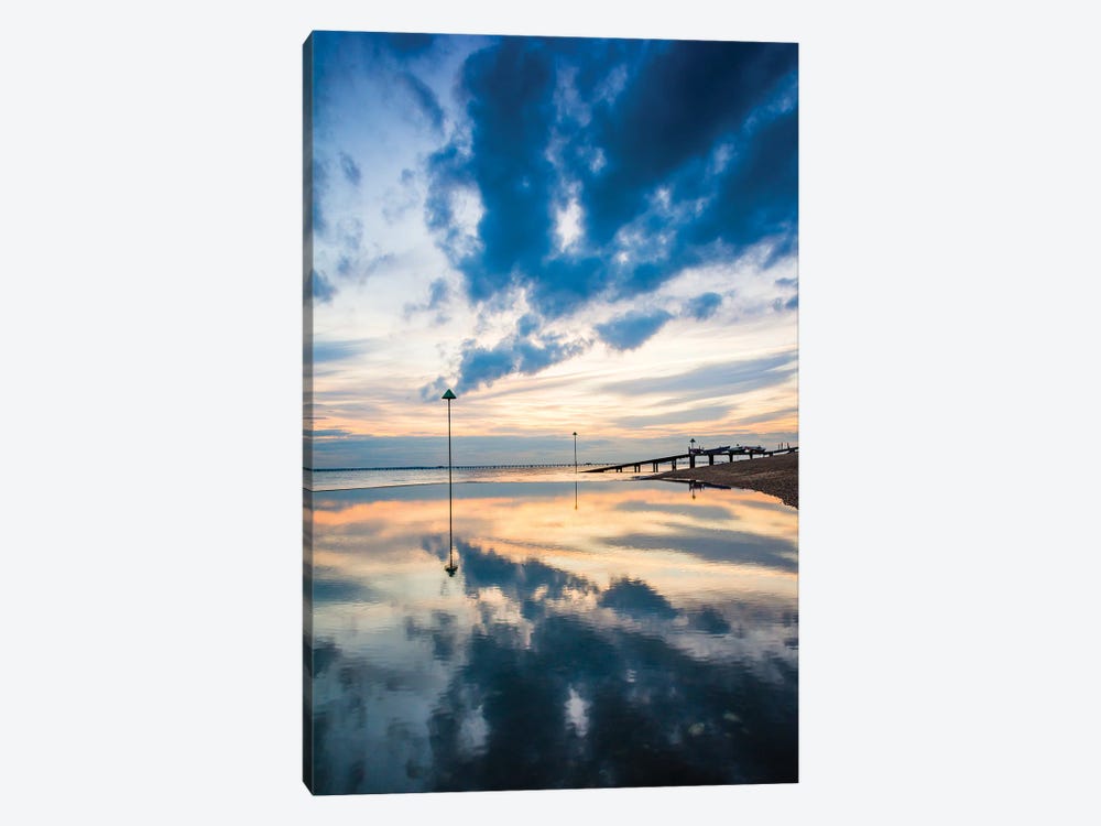 The Paddling Pool - By Ocean Beach by Colin Kemp Photography 1-piece Canvas Print