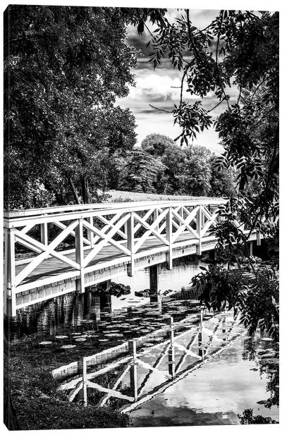 The Bridge At Stowe Canvas Art Print - Colin Kemp Photography