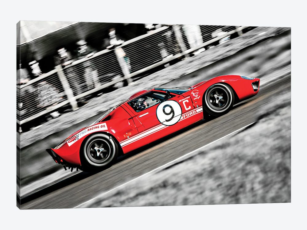 Gt40 At Goodwood Revival by Colin Kemp Photography 1-piece Canvas Artwork