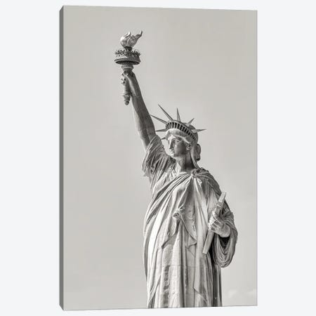 'I Lift My Lamp' - Liberty Canvas Print #CKP39} by Colin Kemp Photography Canvas Print