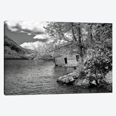 The Boathouse - Lake Willoughby, VT Canvas Print #CKP49} by Colin Kemp Photography Canvas Wall Art