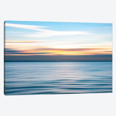 Ripples - Abstract Sunset, Southend Canvas Print #CKP54} by Colin Kemp Photography Canvas Artwork