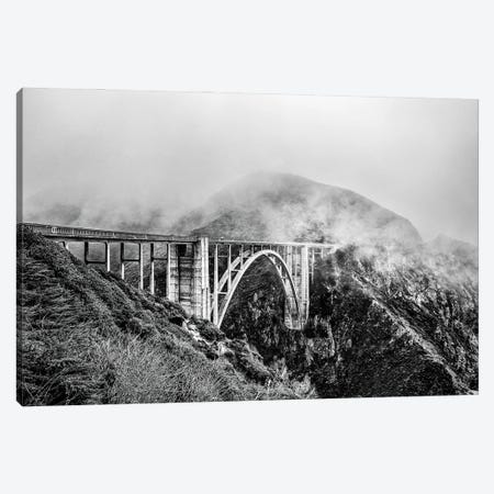 Bixby Bridge, Cloud-Clad Big Sur Canvas Print #CKP60} by Colin Kemp Photography Canvas Artwork