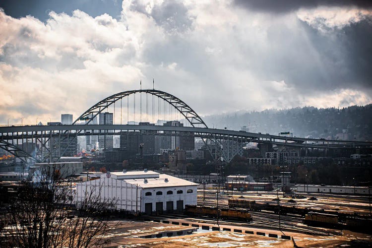 Fremont Bridge by Cat Kerrigan wall art