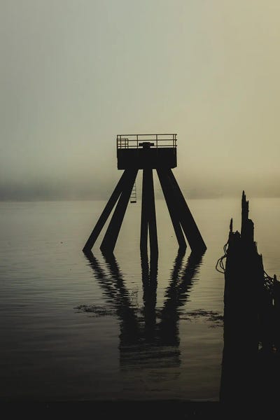 Cat Kerrigan: River Power Lines by Cat Kerrigan