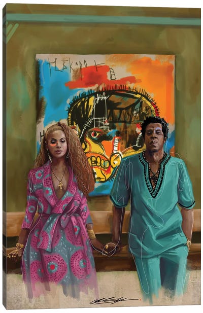 BHM The Carters Canvas Art Print - Neo-expressionism