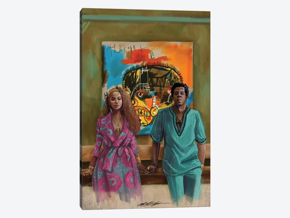 BHM The Carters by Chuck Styles 1-piece Canvas Artwork