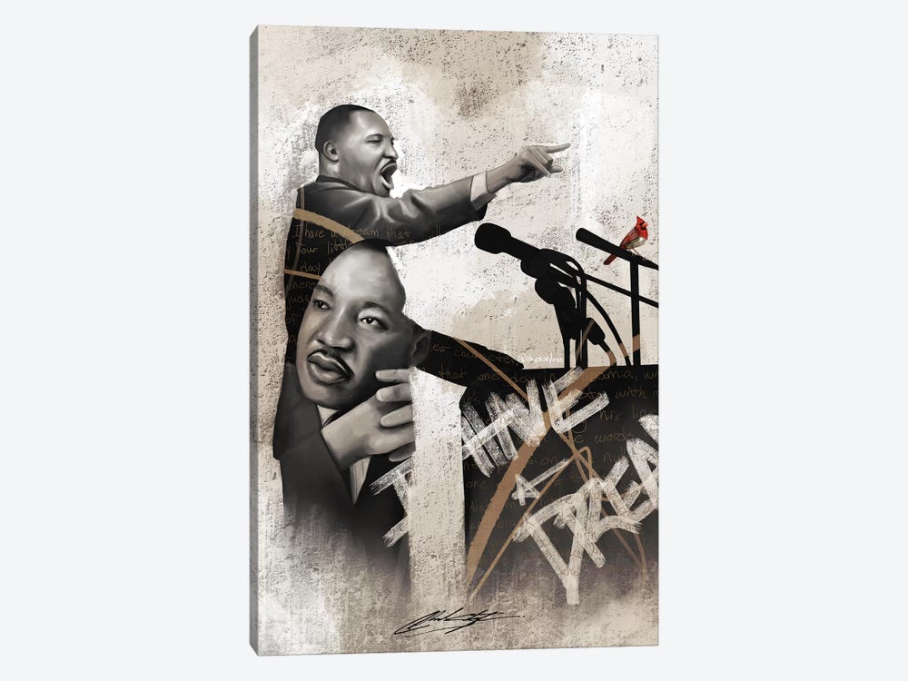 I Am The Dream by Chuck Styles 1-piece Canvas Artwork
