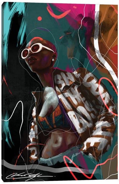 New Age Melanin Canvas Art Print - Black Lives Matter Art