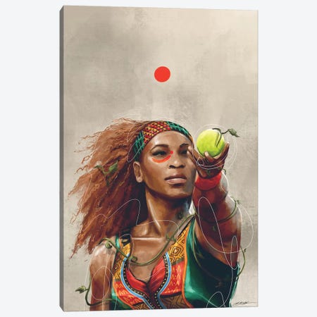 Serena Canvas Print #CKS40} by Chuck Styles Art Print