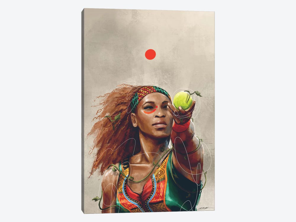 Serena by Chuck Styles 1-piece Canvas Art Print