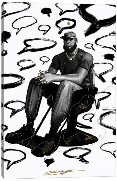Shop Talk Canvas Art Print - Black Lives Matter Art