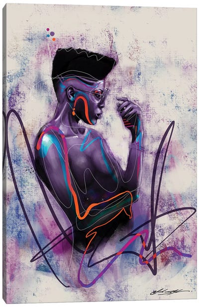 Unapologetic Canvas Art Print - Afrofuturism