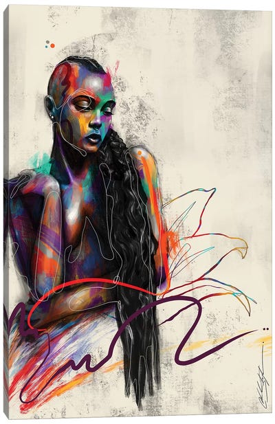 Beautifully Colored Canvas Art Print - Body Positivity Art
