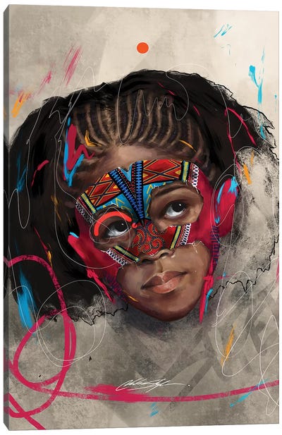 Been Super Girl Canvas Art Print - Black Lives Matter Art