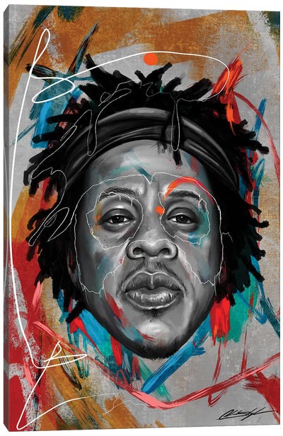 Been Super Jay Canvas Art Print - Art by Black Artists