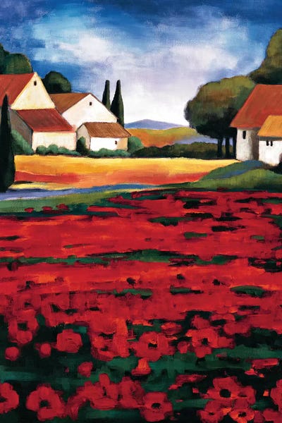 Poppies: Poppy Field I by Janine Clarke