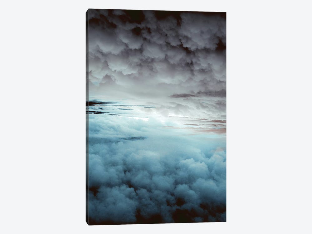 Glacier Painted Clouds by Caleb Troy 1-piece Canvas Art Print