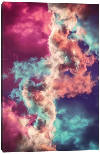 Yin Yang Painted Clouds Canvas Art Print - Caleb Troy