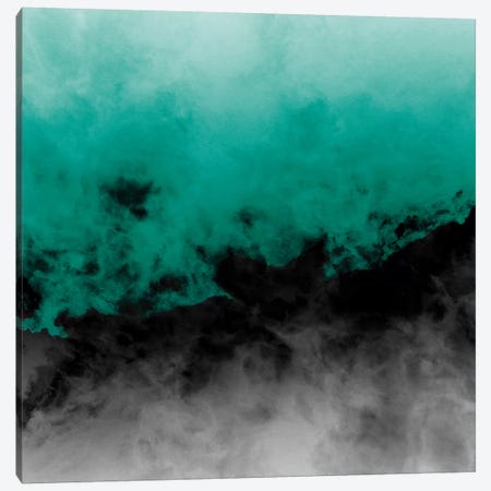 Zero Visibility Emerald Canvas Print #CLB46} by Caleb Troy Canvas Wall Art