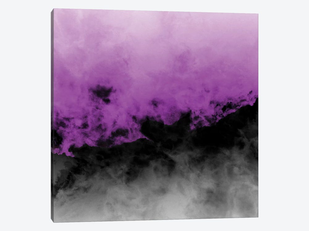 Zero Visibility Radiant Orchid by Caleb Troy 1-piece Canvas Art Print