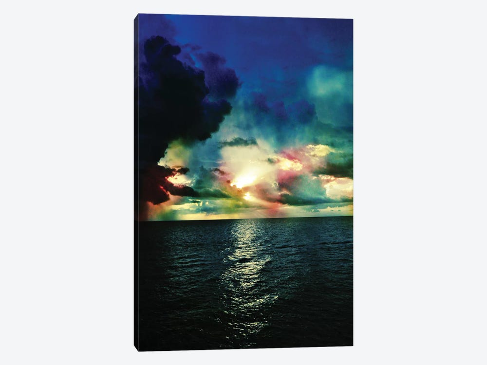 Red Skies At Night by Caleb Troy 1-piece Canvas Artwork