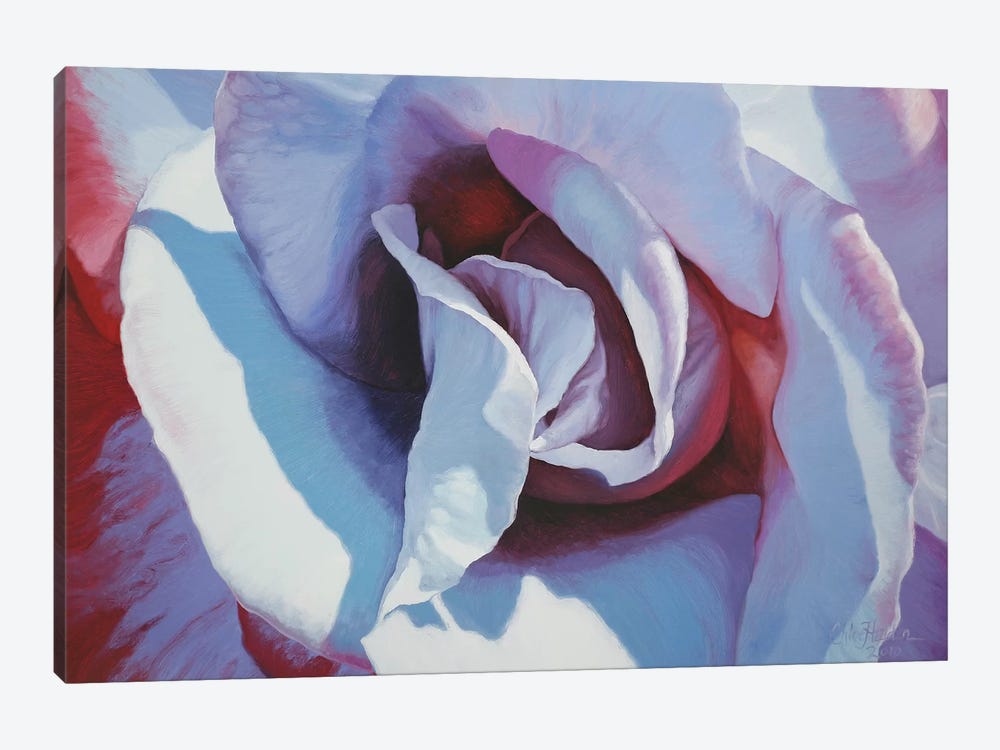 Blue Rose by Chloe Hedden 1-piece Canvas Art Print