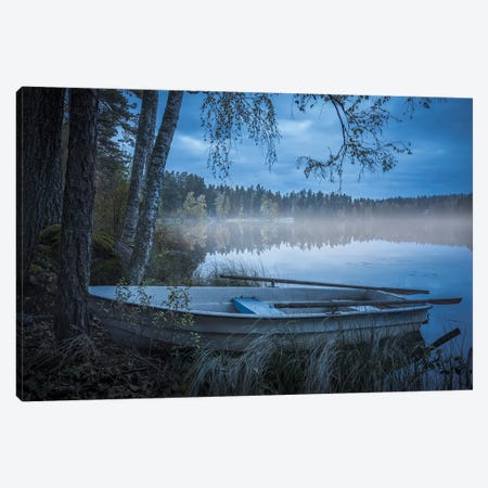 Lake Of Mist Canvas Print #CLI28} by Christian Lindsten Canvas Art
