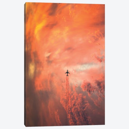 Airplane Canvas Print #CLI6} by Christian Lindsten Canvas Print