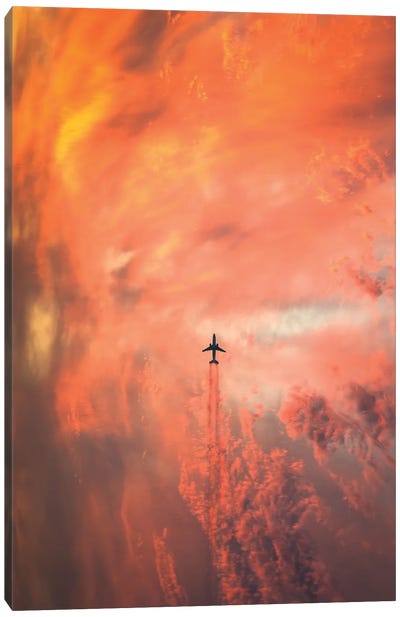 Airplane Canvas Art Print