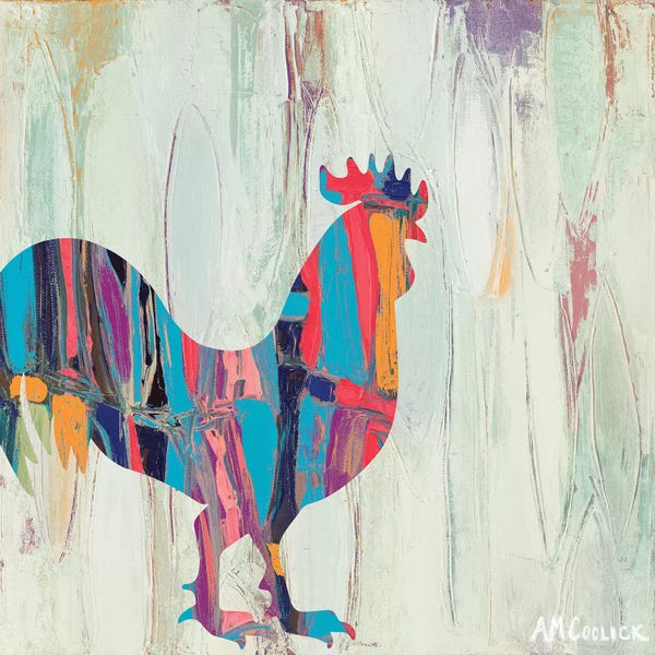 Ann Marie Coolick: Bright Rhizome Rooster by Ann Marie Coolick