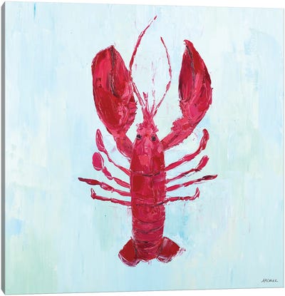 Claw Buddies I Canvas Art Print - Lobster Art