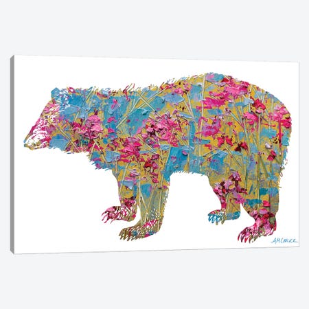 Colorful Bear Canvas Print #CLK16} by Ann Marie Coolick Canvas Art