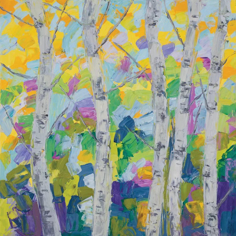 Dancing Birch Tree I