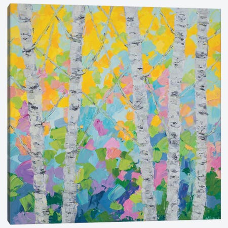 Dancing Birch Tree II Canvas Print #CLK20} by Ann Marie Coolick Canvas Artwork